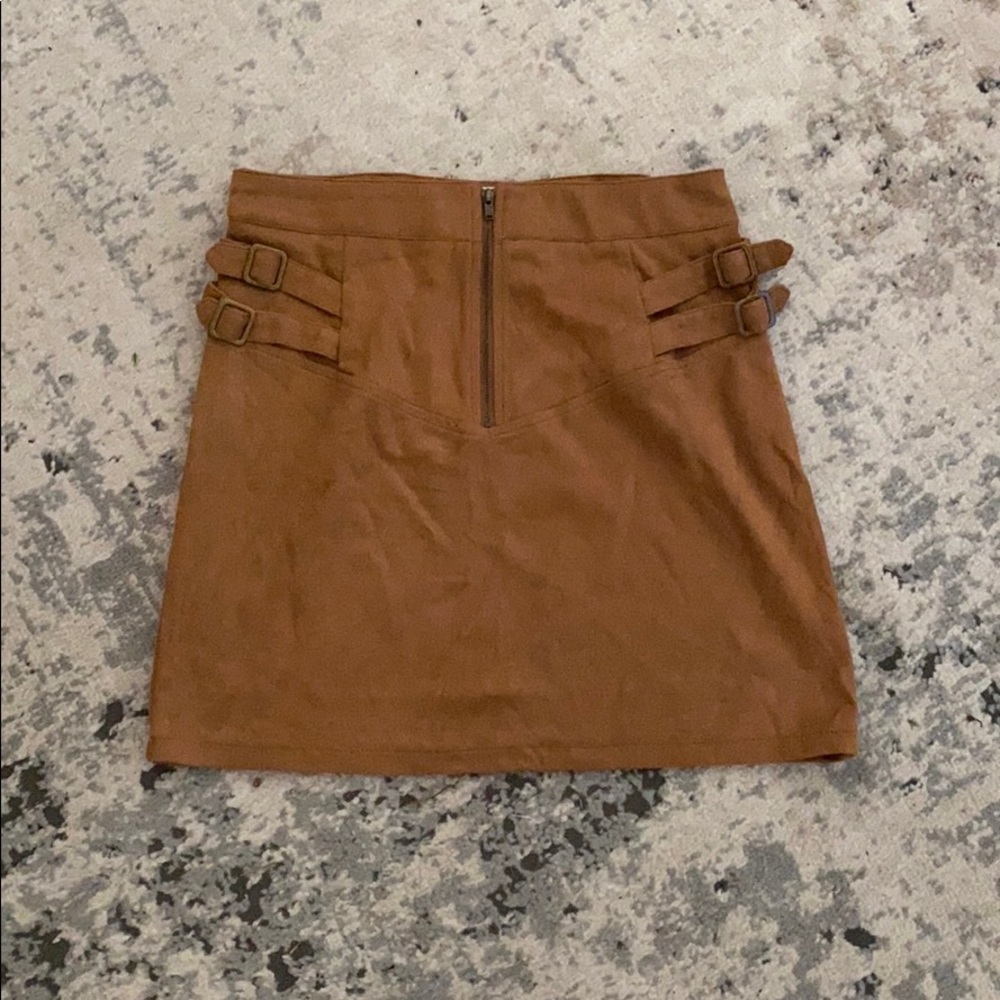 Leather Skirt by Flying Tomato